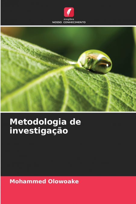 Metodologia de investigação