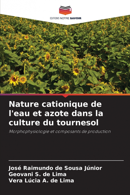 Nature cationique de l’eau et azote dans la culture du tournesol