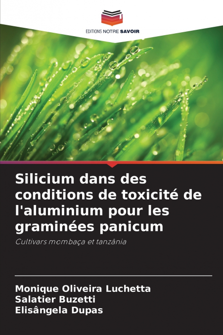 Silicium dans des conditions de toxicité de l’aluminium pour les graminées panicum