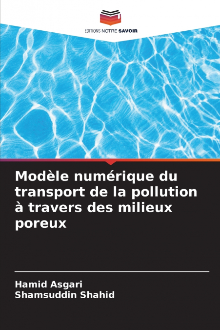 Modèle numérique du transport de la pollution à travers des milieux poreux