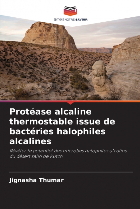Protéase alcaline thermostable issue de bactéries halophiles alcalines