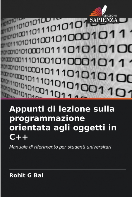 Appunti di lezione sulla programmazione orientata agli oggetti in C++