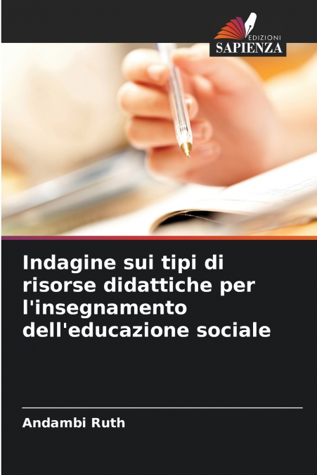 Indagine sui tipi di risorse didattiche per l’insegnamento dell’educazione sociale