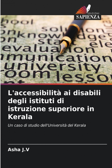 L’accessibilità ai disabili degli istituti di istruzione superiore in Kerala