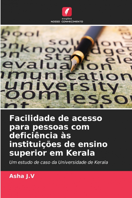 Facilidade de acesso para pessoas com deficiência às instituições de ensino superior em Kerala