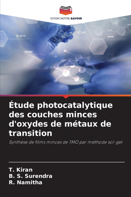 Étude photocatalytique des couches minces d’oxydes de métaux de transition