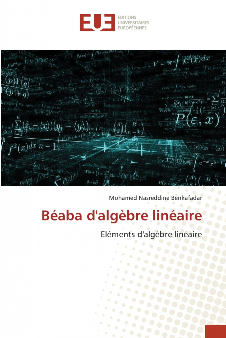 Béaba d’algèbre linéaire