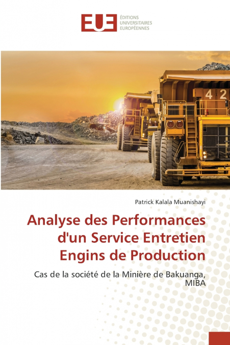 Analyse des Performances d’un Service Entretien Engins de Production