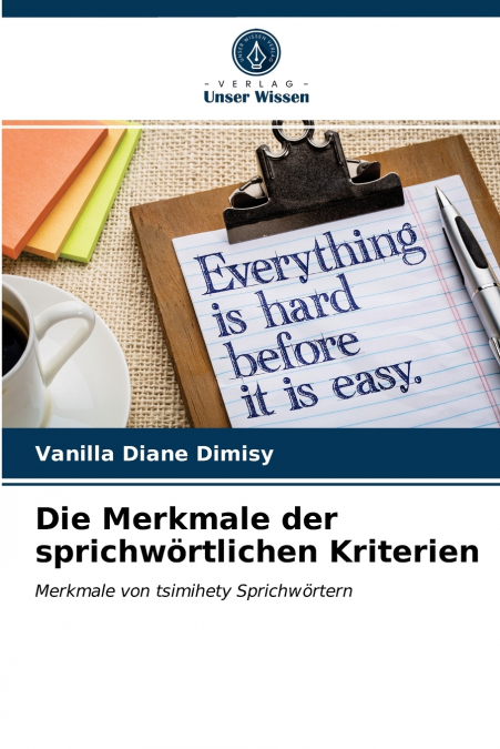 Die Merkmale der sprichwörtlichen Kriterien