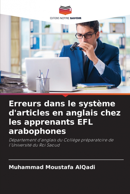 Erreurs dans le système d’articles en anglais chez les apprenants EFL arabophones