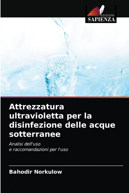 Attrezzatura ultravioletta per la disinfezione delle acque sotterranee