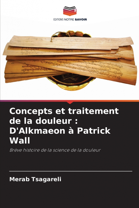 Concepts et traitement de la douleur