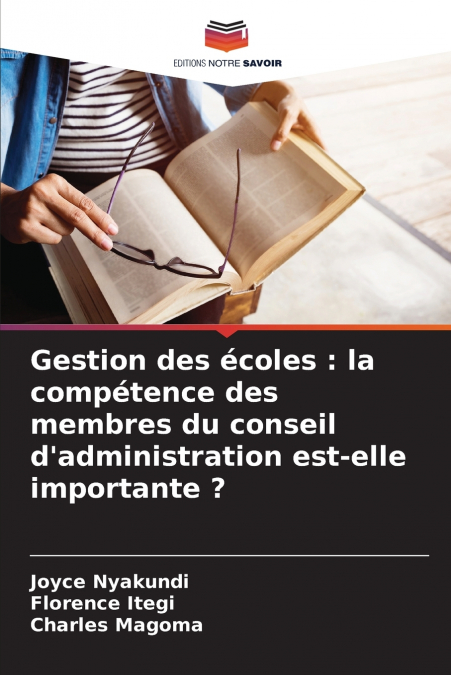Gestion des écoles