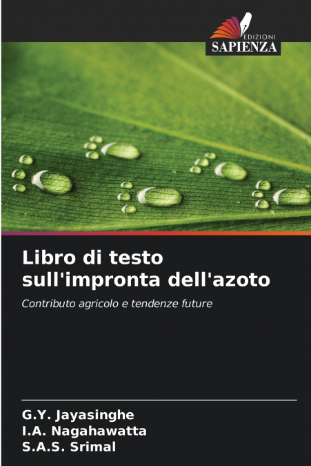 Libro di testo sull’impronta dell’azoto