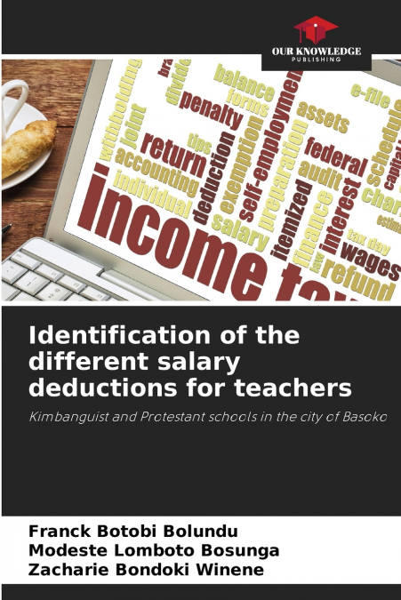 Identification of the different salary deductions for teachers