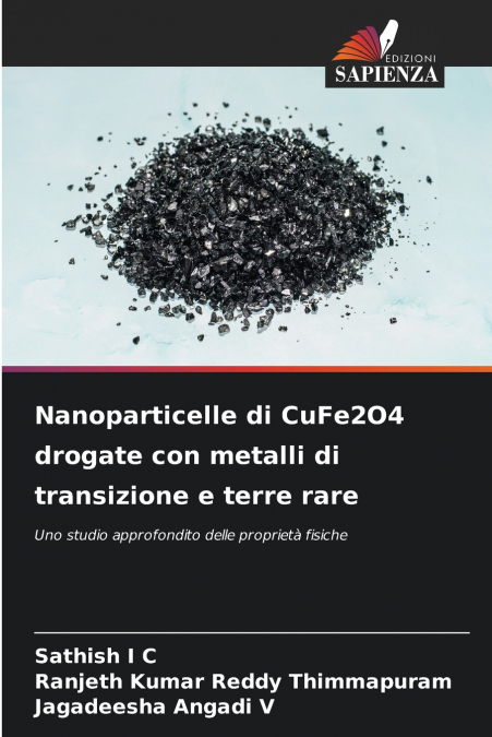 Nanoparticelle di CuFe2O4 drogate con metalli di transizione e terre rare