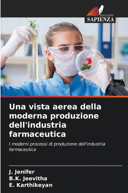 Una vista aerea della moderna produzione dell’industria farmaceutica