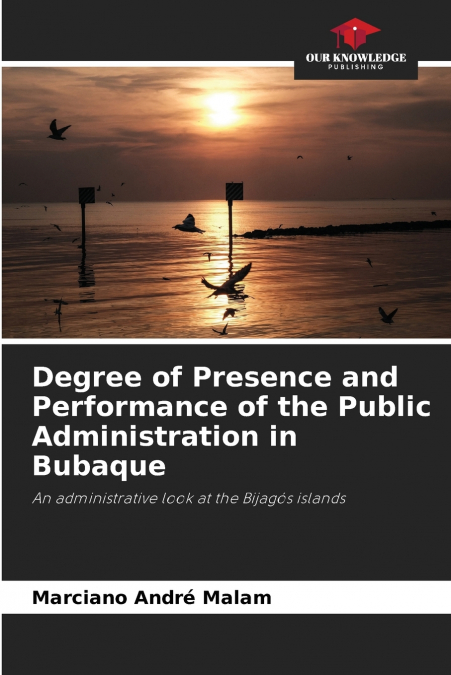 Degree of Presence and Performance of the Public Administration in Bubaque