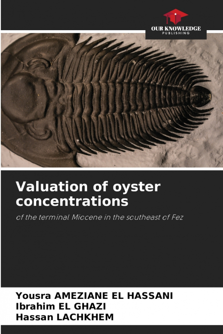 Valuation of oyster concentrations