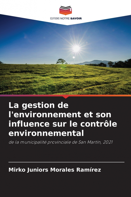 La gestion de l’environnement et son influence sur le contrôle environnemental