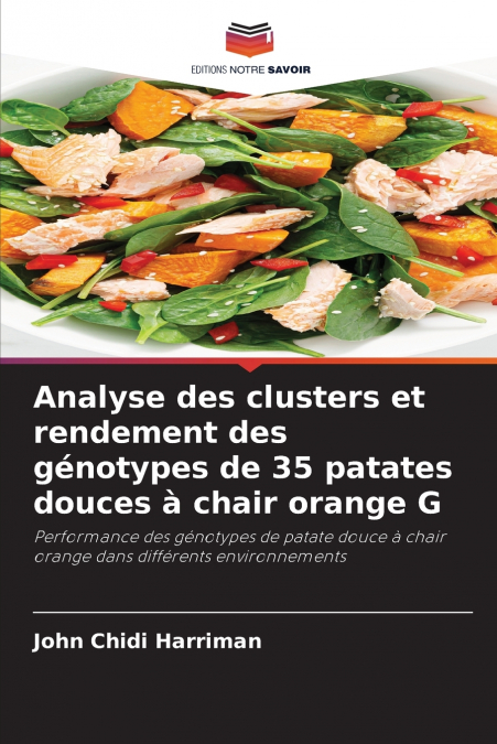 Analyse des clusters et rendement des génotypes de 35 patates douces à chair orange G