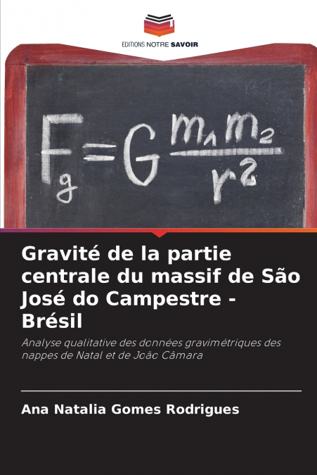 Gravité de la partie centrale du massif de São José do Campestre - Brésil