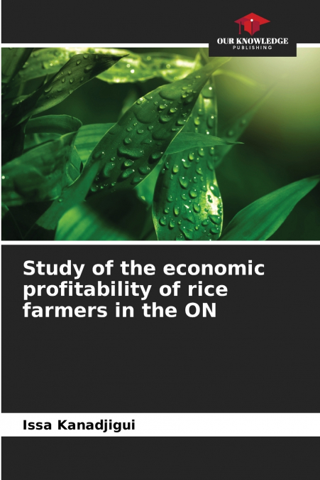Study of the economic profitability of rice farmers in the ON