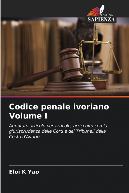 Codice penale ivoriano Volume I