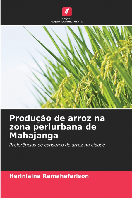 Produção de arroz na zona periurbana de Mahajanga