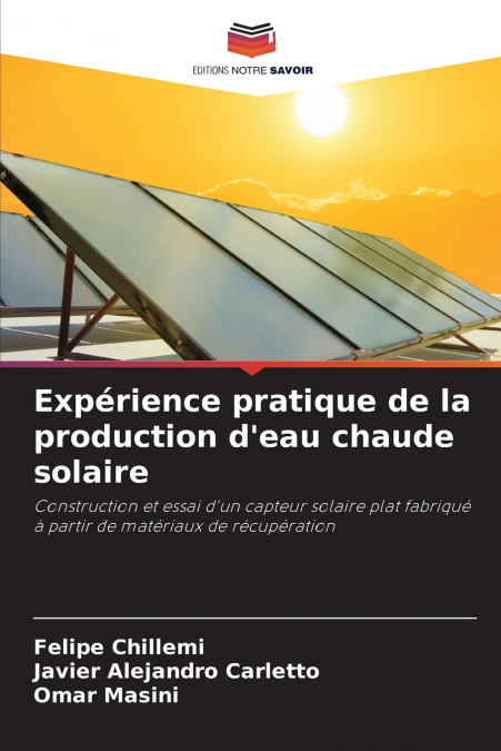 Expérience pratique de la production d’eau chaude solaire