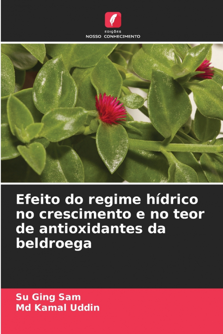 Efeito do regime hídrico no crescimento e no teor de antioxidantes da beldroega
