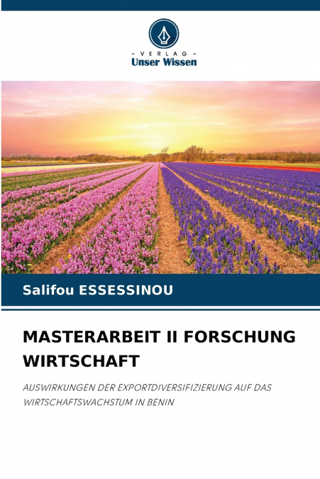 MASTERARBEIT II FORSCHUNG WIRTSCHAFT