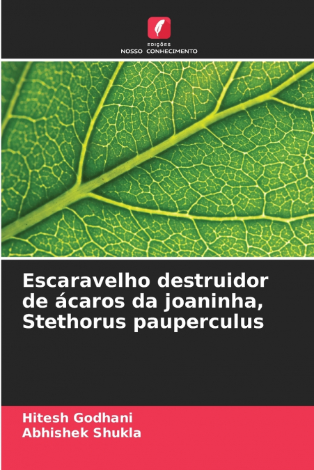 Escaravelho destruidor de ácaros da joaninha, Stethorus pauperculus