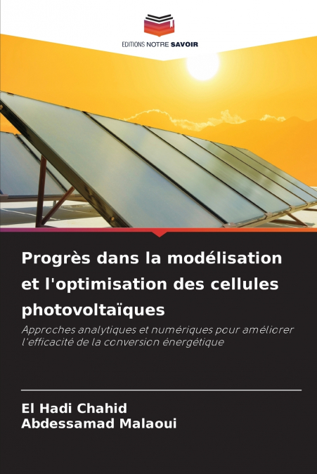 Progrès dans la modélisation et l’optimisation des cellules photovoltaïques