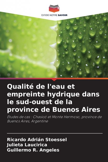 Qualité de l’eau et empreinte hydrique dans le sud-ouest de la province de Buenos Aires