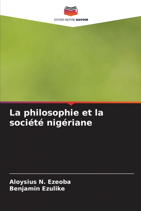 La philosophie et la société nigériane