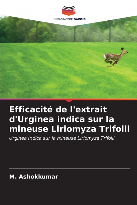 Efficacité de l’extrait d’Urginea indica sur la mineuse Liriomyza Trifolii