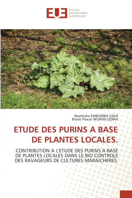 ETUDE DES PURINS A BASE DE PLANTES LOCALES.