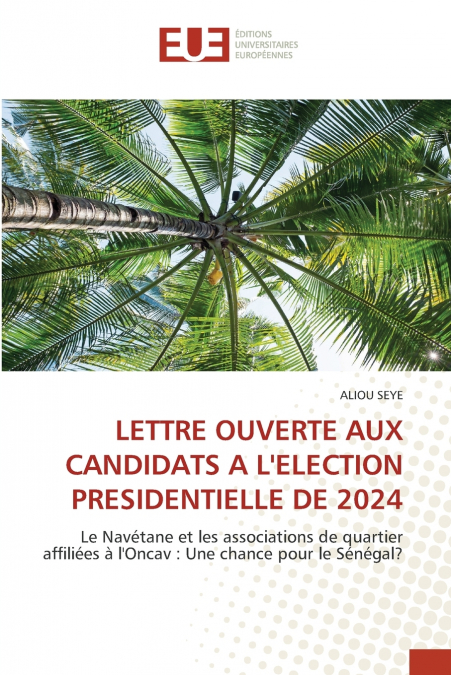 LETTRE OUVERTE AUX CANDIDATS A L’ELECTION PRESIDENTIELLE DE 2024