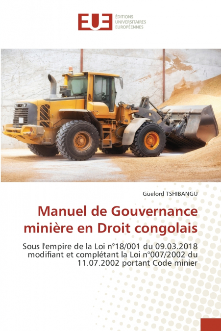 Manuel de Gouvernance minière en Droit congolais