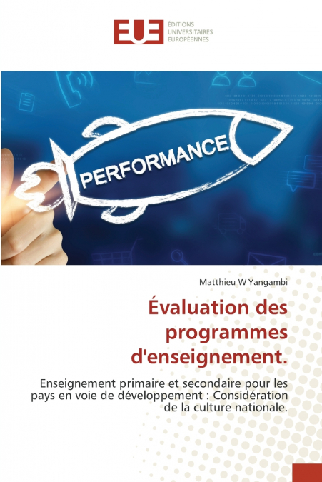 Évaluation des programmes d’enseignement.