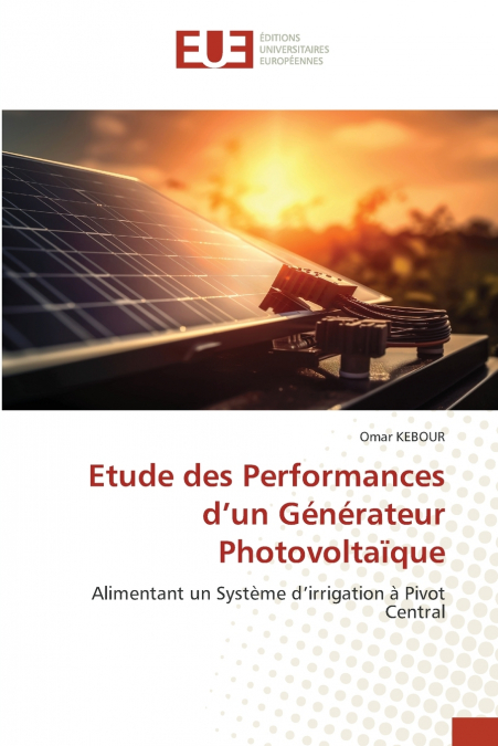 Etude des Performances d’un Générateur Photovoltaïque