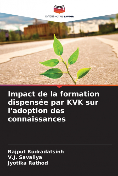 Impact de la formation dispensée par KVK sur l’adoption des connaissances