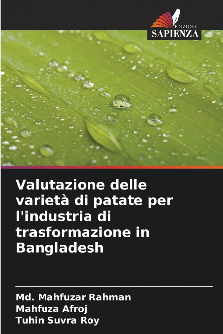 Valutazione delle varietà di patate per l’industria di trasformazione in Bangladesh
