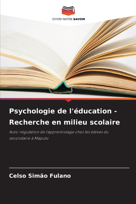 Psychologie de l’éducation - Recherche en milieu scolaire