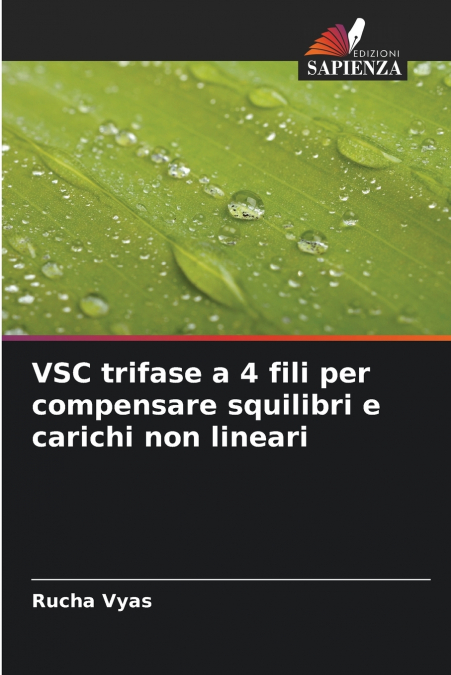 VSC trifase a 4 fili per compensare squilibri e carichi non lineari