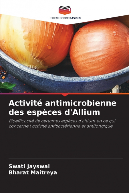 Activité antimicrobienne des espèces d’Allium