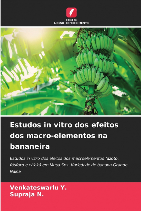 Estudos in vitro dos efeitos dos macro-elementos na bananeira