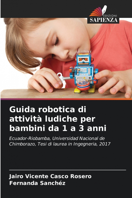 Guida robotica di attività ludiche per bambini da 1 a 3 anni