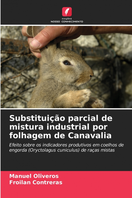 Substituição parcial de mistura industrial por folhagem de Canavalia